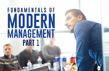 مبادئ الإدارة الحديثة - الجزء الأول